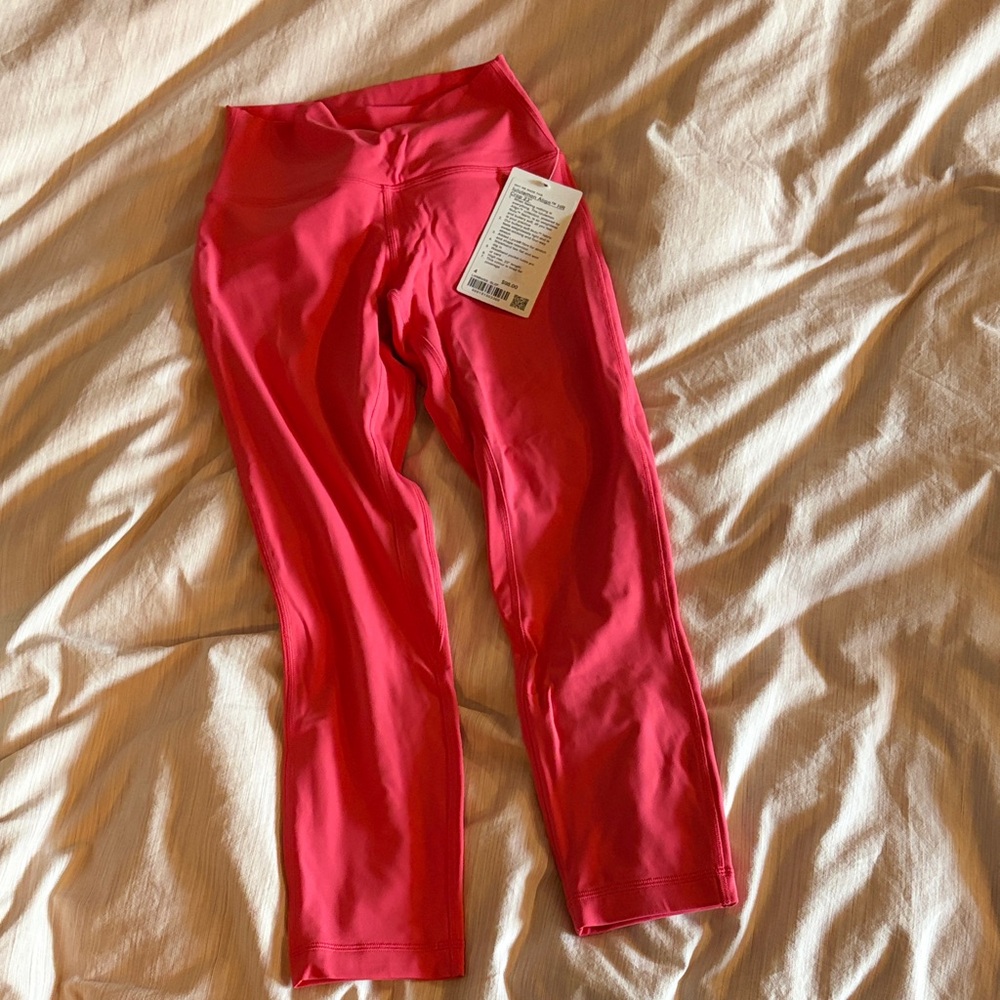 lululemon athletica pink Align HR crop 23’’ leggings